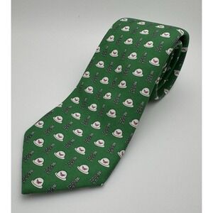 Vineyard Vines American Energy Partners Custom Collection Neck Tie Necktie Green